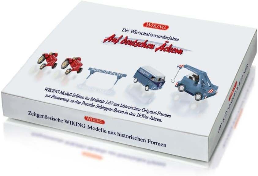 Wiking 099095 Set Porsche-Schlepper mit Demag-Mobilkran Spur H0 1:87 Geschenkset