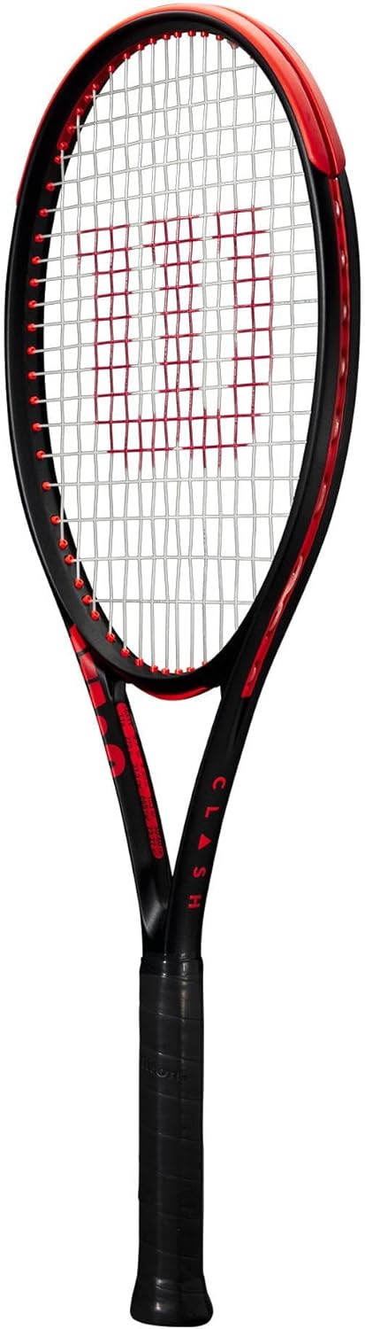 Wilson Clash Team 103 V3 Tennis Racket 4-1/4" (2) Schwarz, 4-1/4" (2) Schwarz