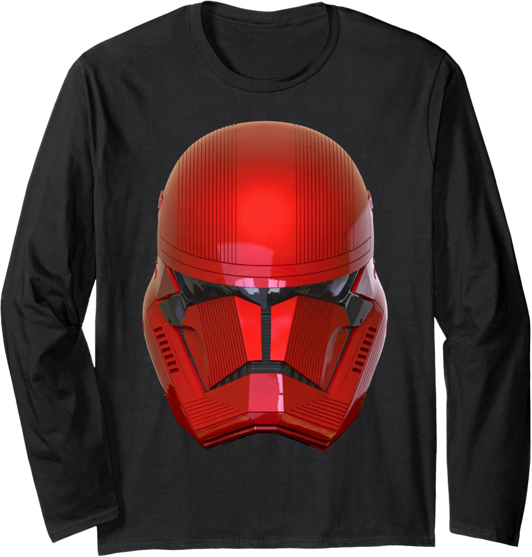 Star Wars: The Rise Of Skywalker Red Sith Trooper Helmet Langarmshirt