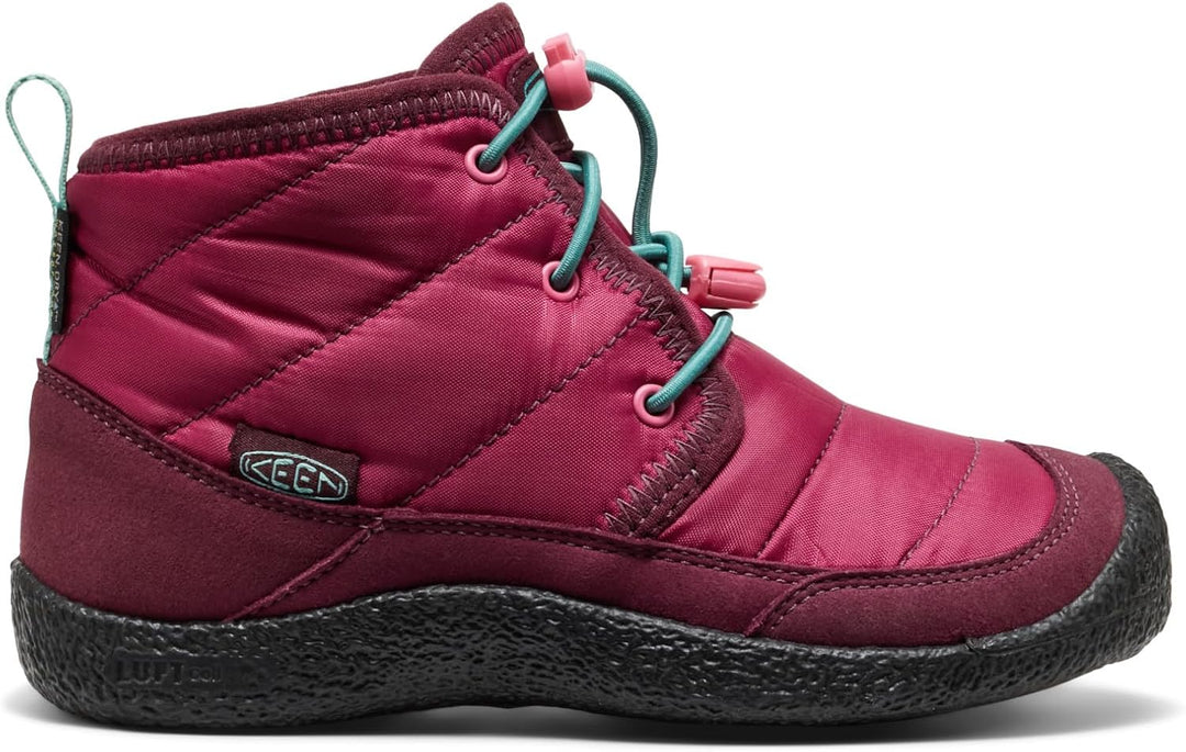 KEEN Unisex Kinder Howser 2 Waterproof Bottes Chukka 23 EU Beaujolais Pool Blue, 23 EU Beaujolais Po
