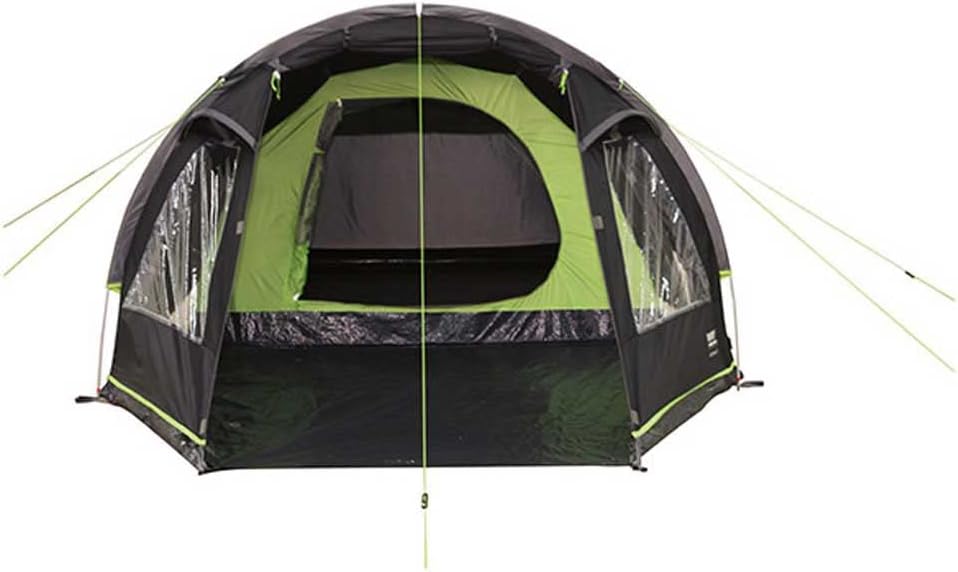High Peak Tunnelzelt Atmos 3, Campingzelt mit Zeltboden, Trekkingzelt für 3 Personen, 2 Eingänge, do