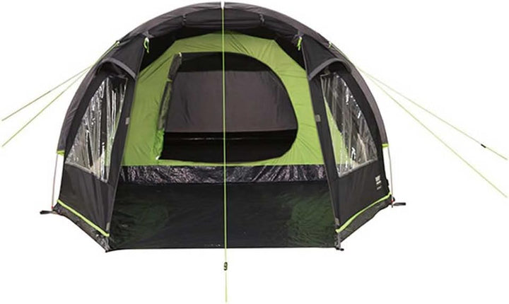 High Peak Tunnelzelt Atmos 3, Campingzelt mit Zeltboden, Trekkingzelt für 3 Personen, 2 Eingänge, do