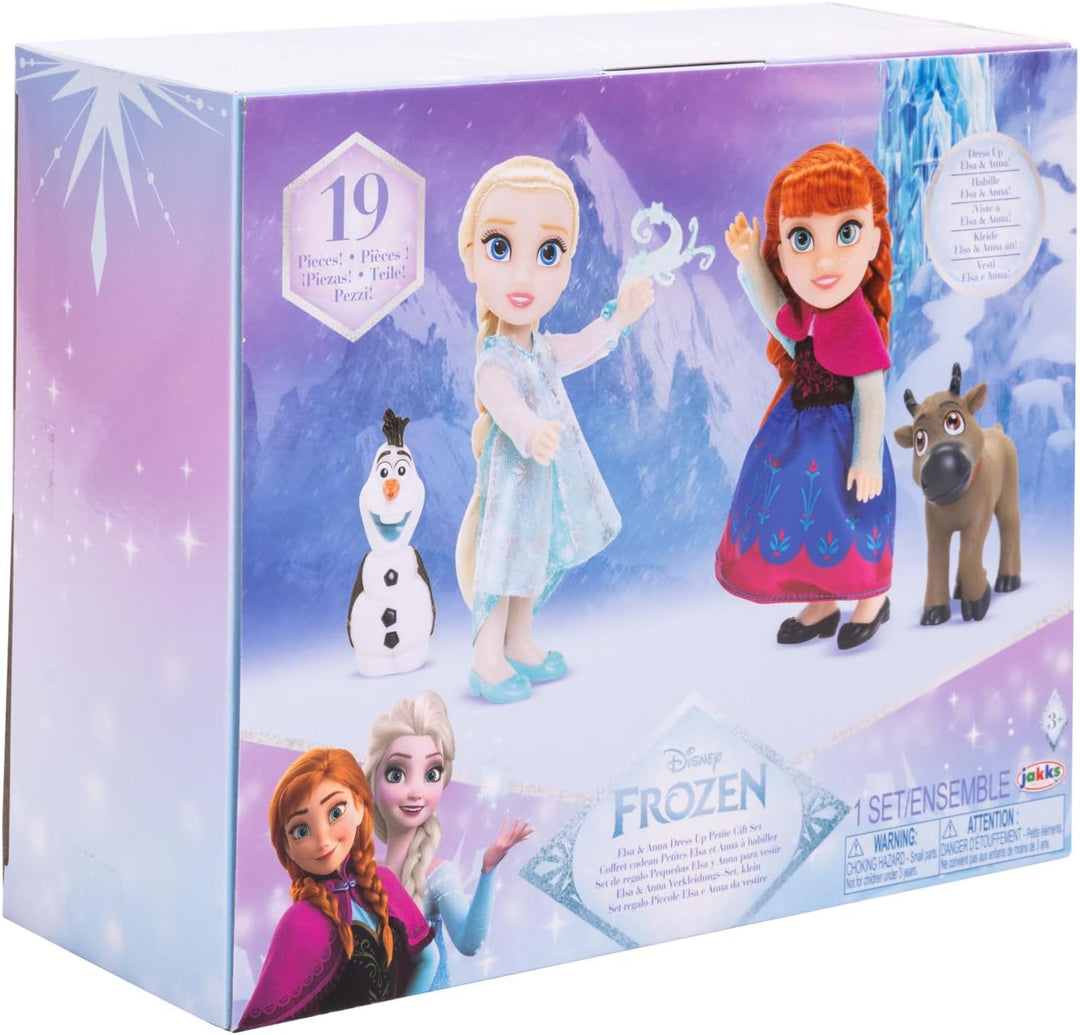 Disney Frozen ELSA &amp; Anna Extra Fashions Petite Geschenkset von Jakks Pacific - Offiziell lizenziert