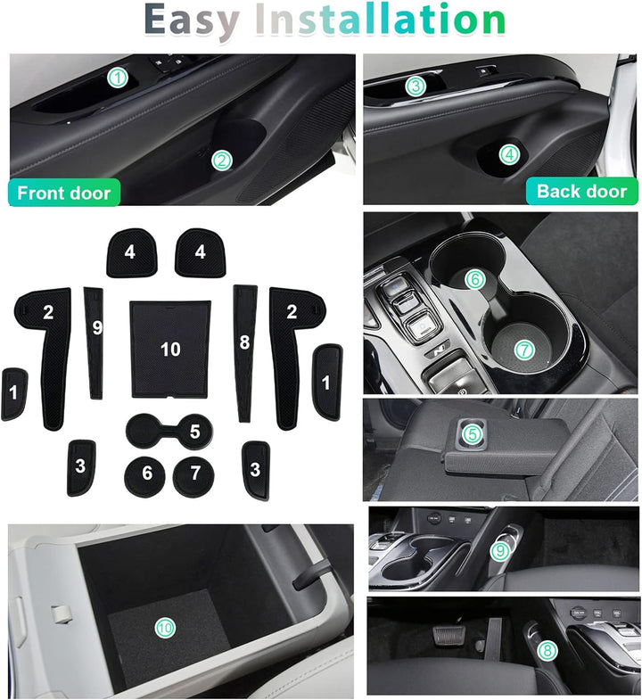 GAFAT Hyunda-i Tucson NX4 2021-2024 2025 (Elektronische Automatik) Antirutschmatten, Tucson 2023 Gum