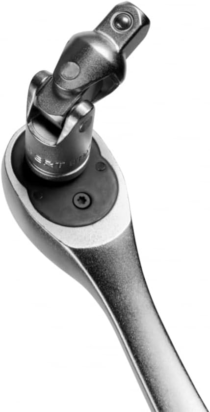 HÖGERT TECHNIK Steckschlüssel-Set 3/8", 33-tlg., Ratschengriff 72T, CRV-Stahl, inkl. Zündkerzensteck
