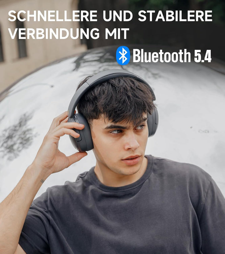 Edifier W800BT Pro Hybrid ANC Kopfhörer, Hi-Res Audio, 45Std. AKKU, Schnelles Aufladen, Faltbar, Kab