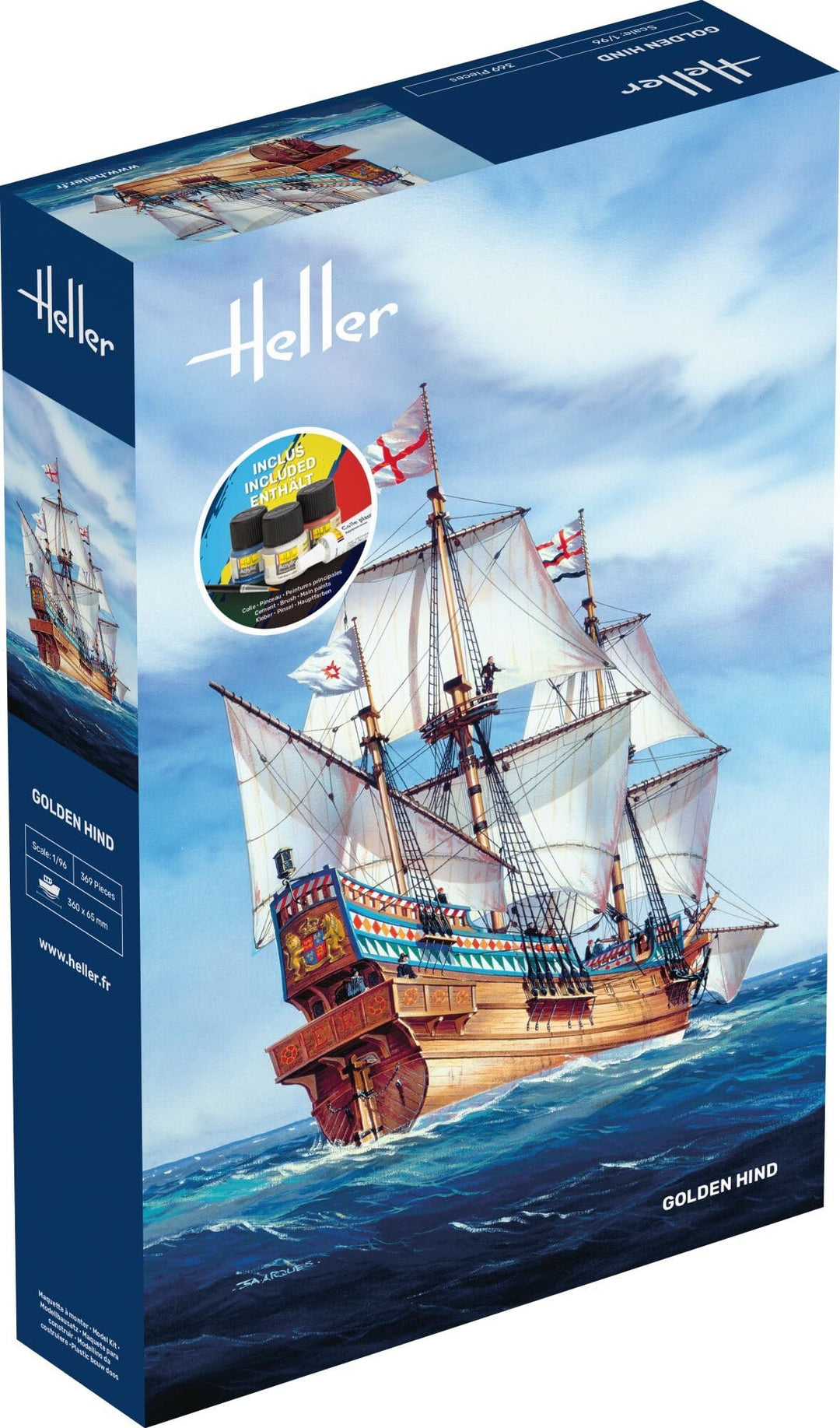 Maquette Bateau : Starter Kit : Golden Hind