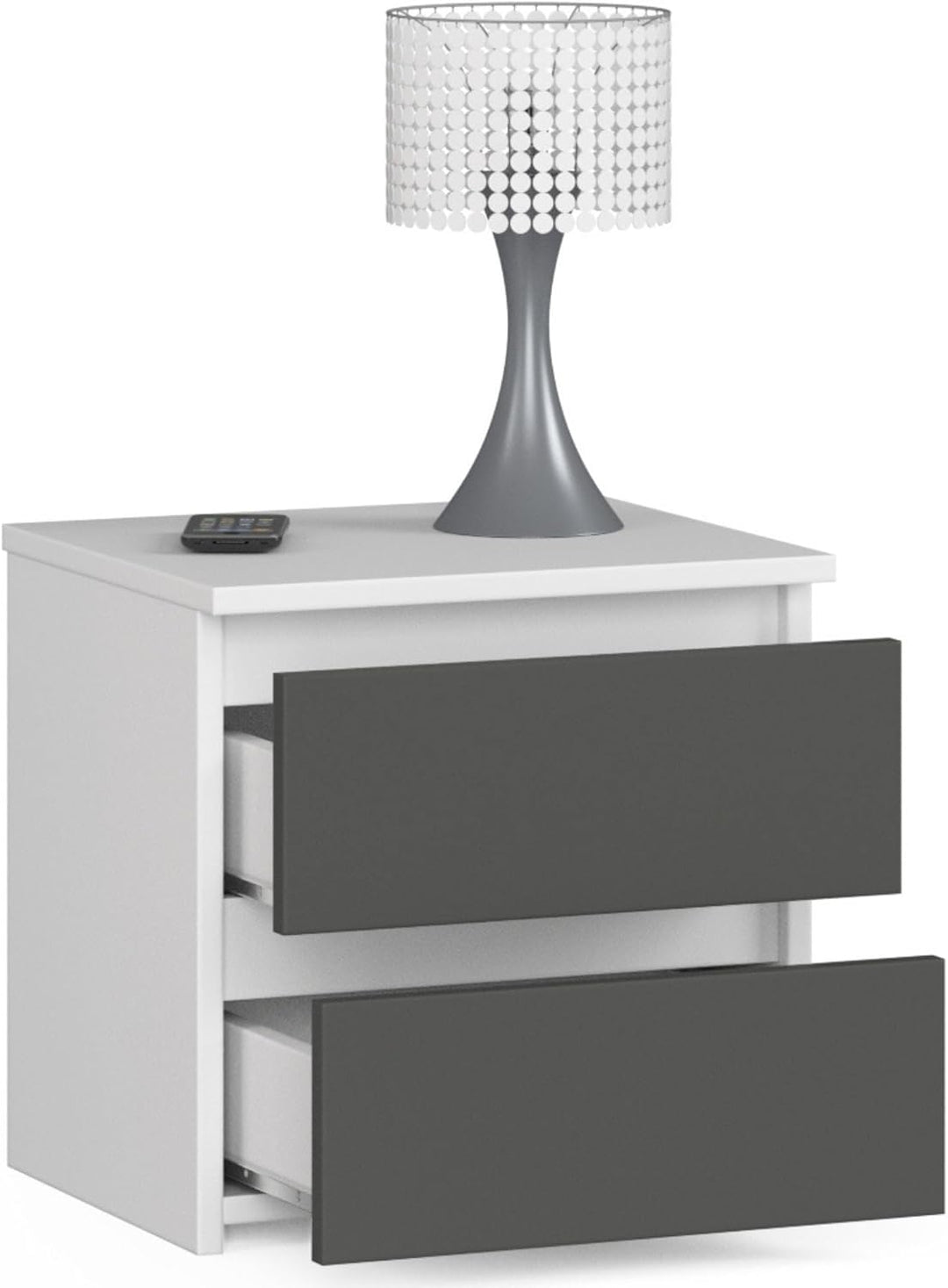 AKORD | Kommode Set 2 Schubladen Sideboard Mehrzweckschrank Schrank | Schreibtisch | ecktisch | Eck