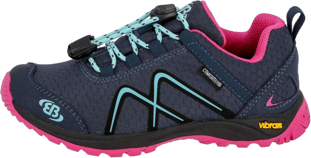 Brütting Unisex Kinder Guide Outdoor- & Trekkingschuh 30 EU Marine Pink Türkis, 30 EU Marine Pink Tü