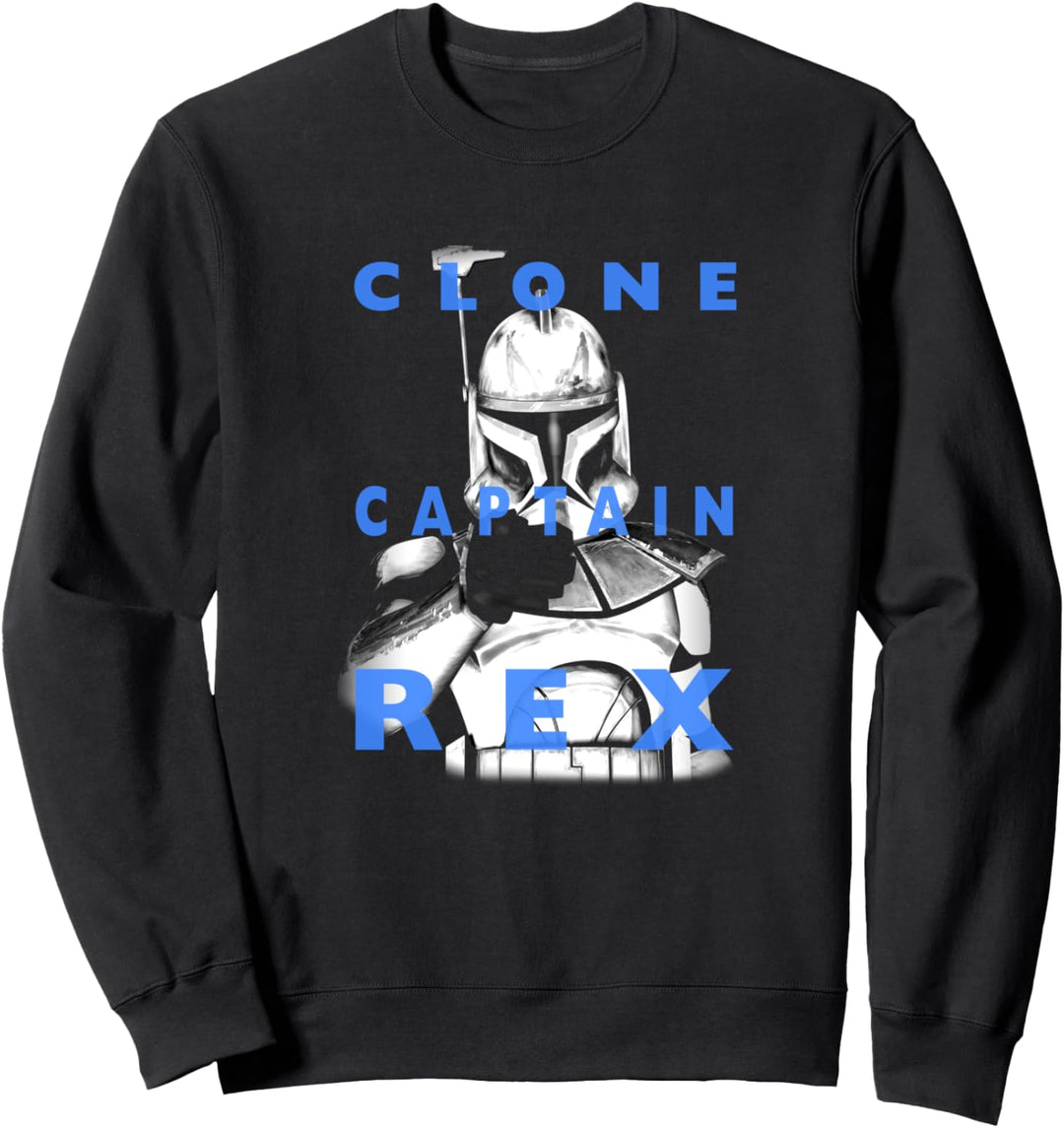 Star Wars: Clone Wars Clone Captain Rex Text Overlay Sweatshirt
