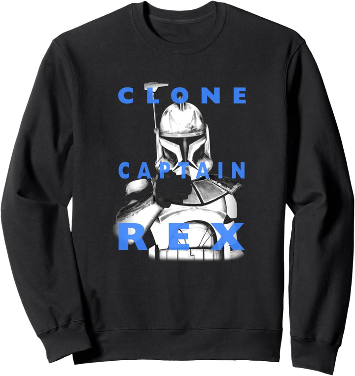 Star Wars: Clone Wars Clone Captain Rex Text Overlay Sweatshirt