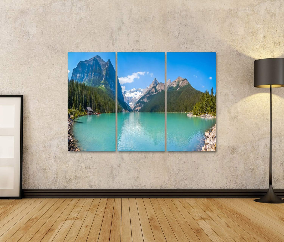 islandburner Bild auf Leinwand See Louise Mountain In Banff National Park Alberta Kanada Schöner Pan