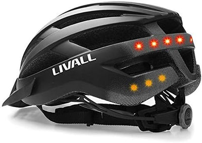 Livall Unisex – Erwachsene 32001037 MT1 MTB-Helm Schwarz Konfektionsgroesse=L Kopfumfang=58-62cm, Ma