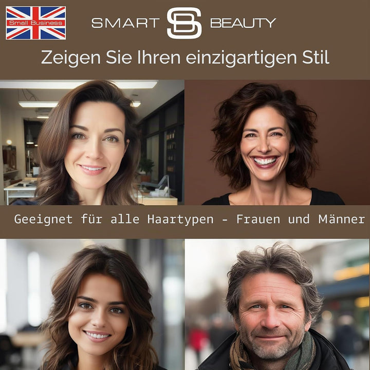 Dunkles Espressobraunes permanentes Haarfärbemittel mit Anti-Haarbruch Plex Haarpflege, 100% Grauabd