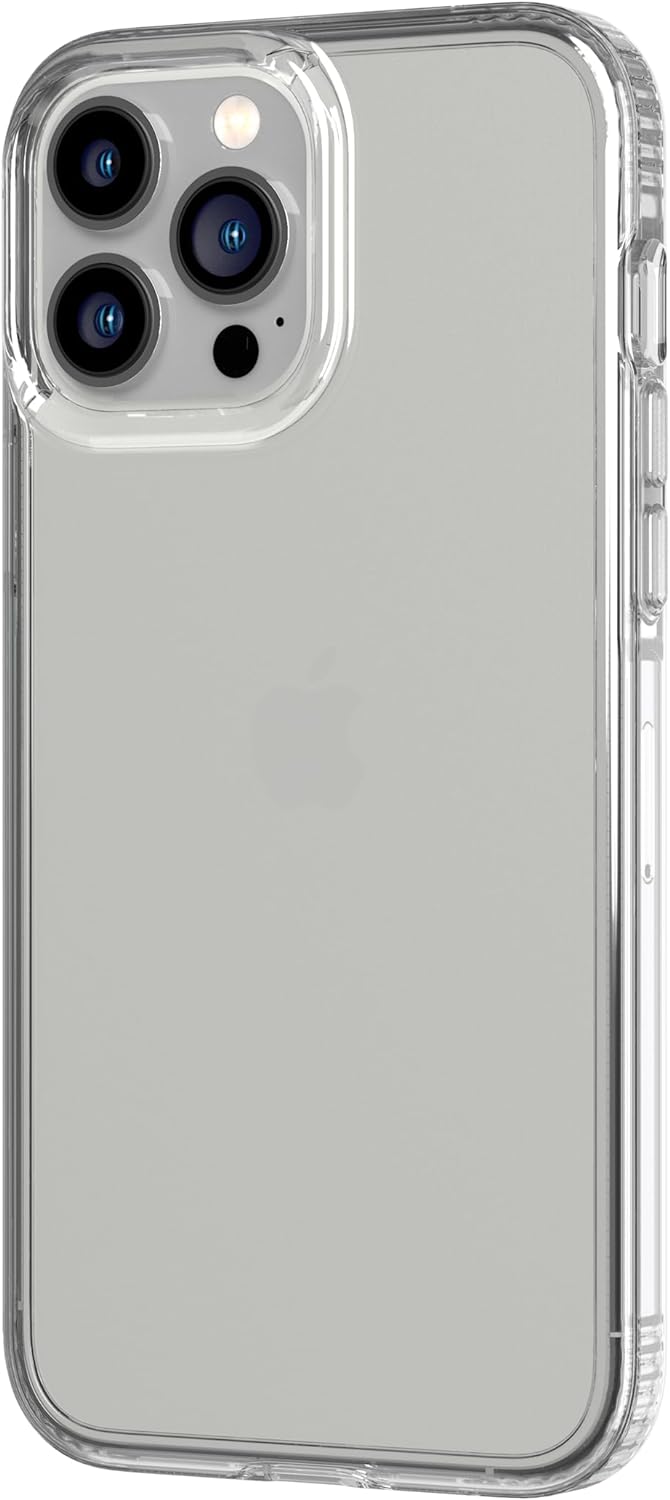 tech21 Evo Clear für iPhone 13 Pro Max - Kristallklare Handyhülle mit 3,6 m Multi-Drop-Schutz farblo