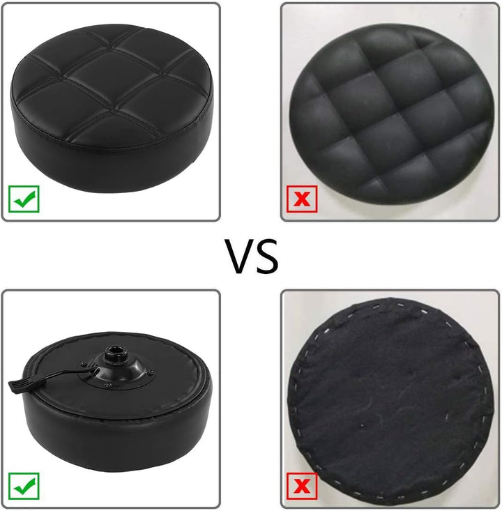 Ainilaily Rollhocker HöHenverstellbar 12cm Polsterung Hocker Mit Rollen Werkstatthocker SitzhöHe BüR