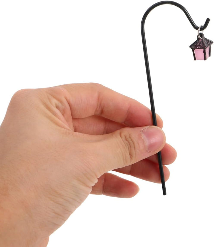 Hemobllo 7 Stueck Mini Laterne Pflanzenstecker Leuchtend Mikro Landschaft