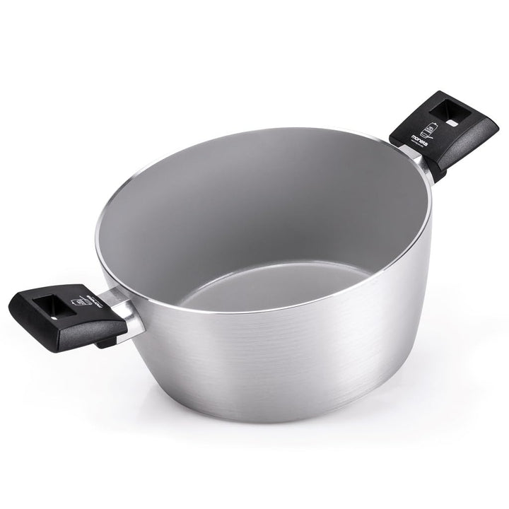 Moneta Innova Kochtopf 2 m, 24 cm, natürliche Beschichtung FineGres (NO PFAS), auch für Induktion, 1