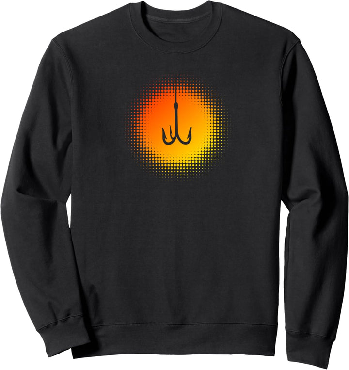 Angel Köder Hacken Fischhaken Hangelhacken Angler Sweatshirt
