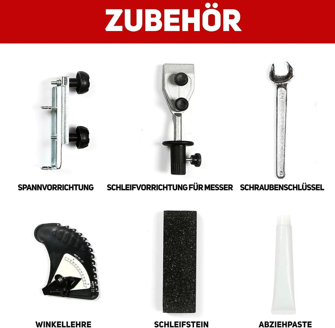 Bucktool 250mm elektrischer Nassschleifstein-Schleifer Water Cooled Sharpener, 180W Schärf- und Abzi