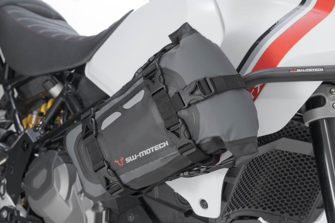 SW-Motech Drybag 80 Motorrad Hecktasche grau Motorradgepack Gepäcktasche 8L Grau Schwarz, 8L Grau Sc
