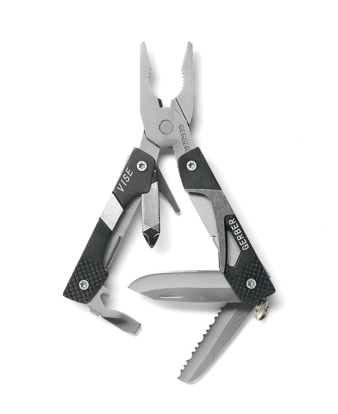 Gerber Multifunktionswerkzeug mit Zange, 10 Funktionen, Vise Pocket Tool, Aluminium/Edelstahl, Schwa