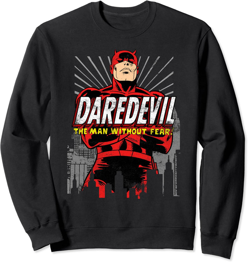 Marvel Daredevil The Man Without Fear! Retro Sweatshirt