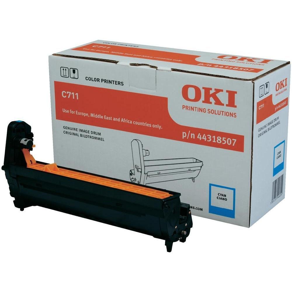 OKI 44318507 C711 Trommelkartusche cyan 20.000 Seiten