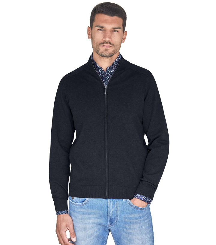 CASAMODA Herren Strickjacke, M Dunkelblau