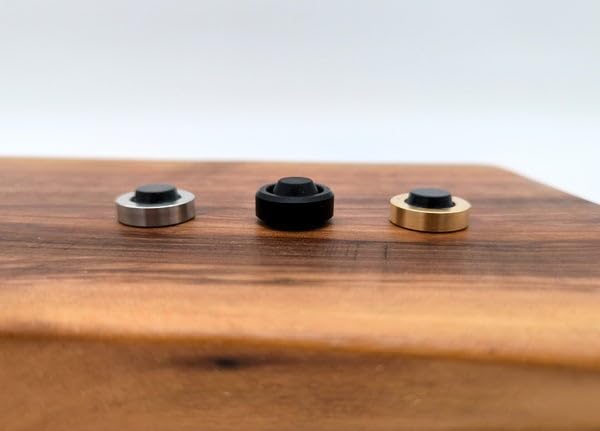 Stabile Premium Standfüsse aus Metall - Edelstahl, Aluminium oder Messing - 4er Set - für DIY Projek