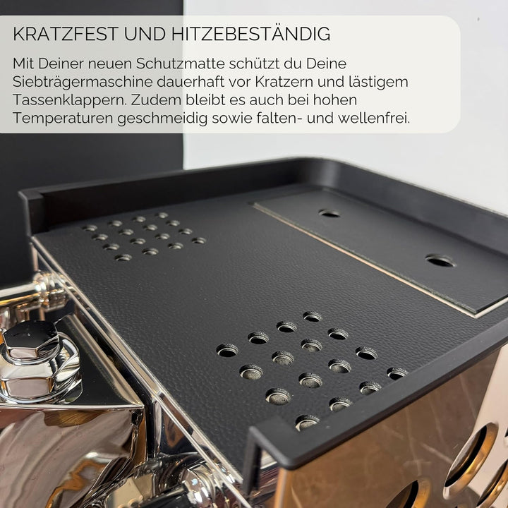 Barista - Made in Germany Schutzmatte | ECM Mechanika VI Slim | Massanfertigung aus veganem Leder |