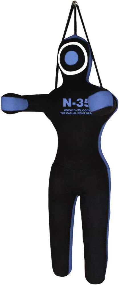 N-35 Dummy 180cm,Judo,Boxing,Ringen,MMA, Grappling,Ju Jutsu,Wurfpuppe ungefüllt Hell Blau 150, Hell