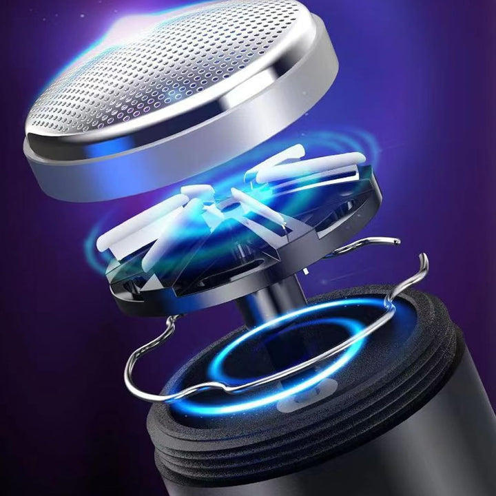BAOFUYA Mini Shave Tragbarer Elektrorasierer, Kabelloser Wiederaufladbarer Rasierer, Elektrischer Tr