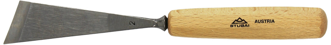 Stubai Stechbeitel Serie 55 - Form 2 : Gerades Balleisen, schräg 40mm - 550240, 40mm