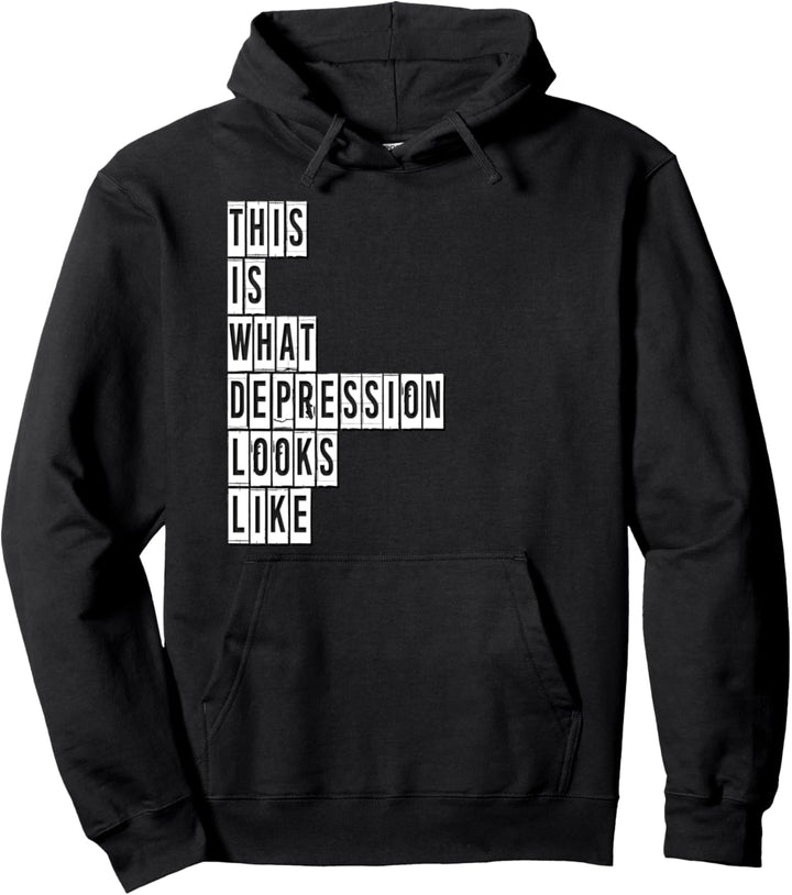 So sieht Depression aus Pullover Hoodie