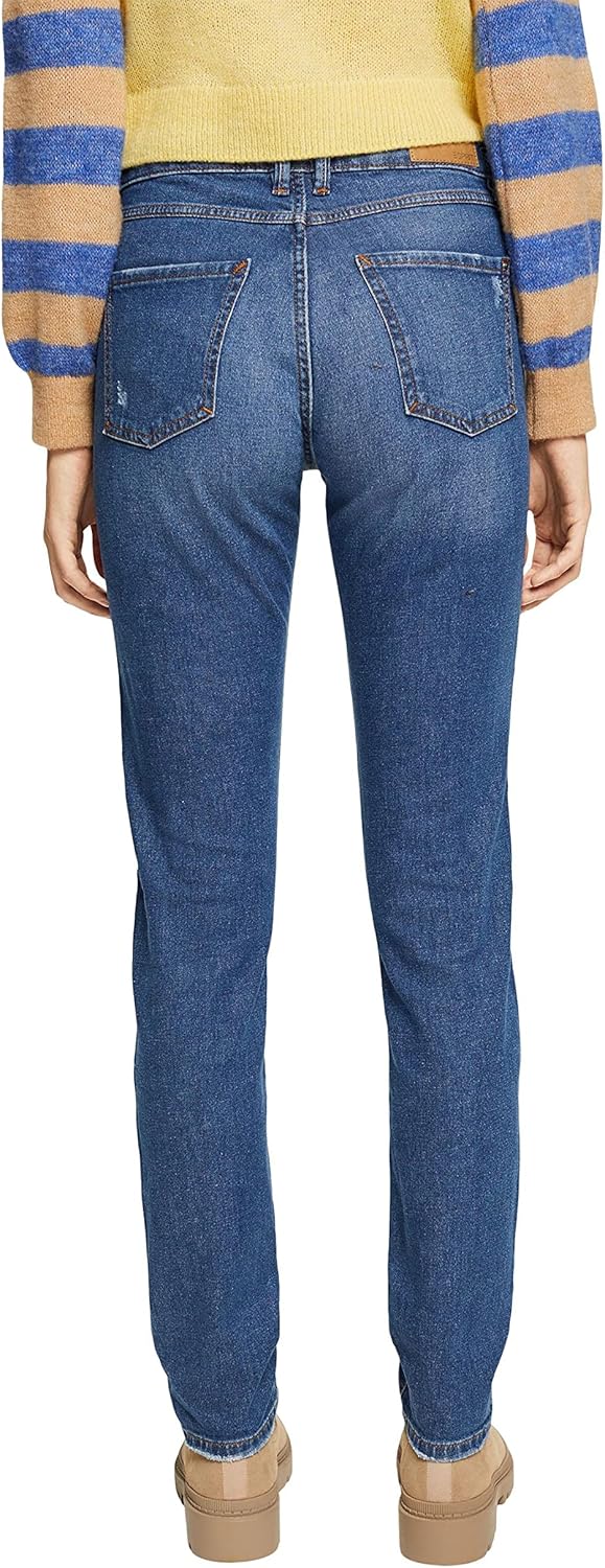 ESPRIT Damen Jeans 25W / 30L 902/Blue Medium Wash, 25W / 30L 902/Blue Medium Wash