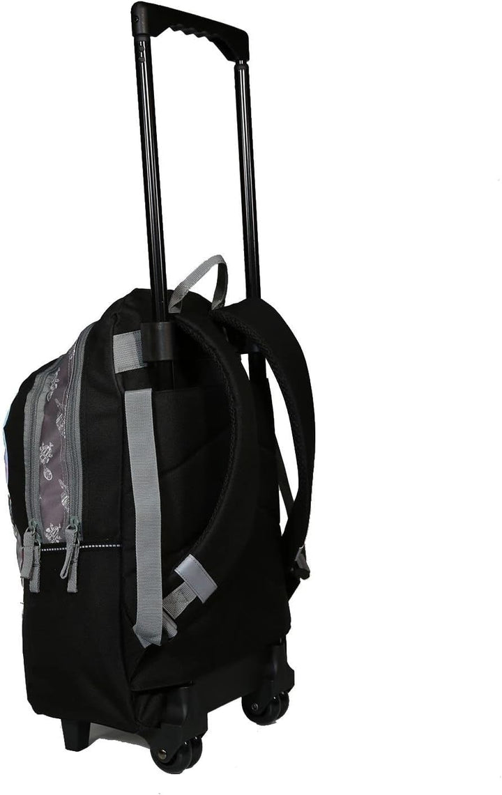 Bagtrotter Star Wars/The Mandalorian Baby Yoda Rucksack mit Rollen Schwarz und Grau