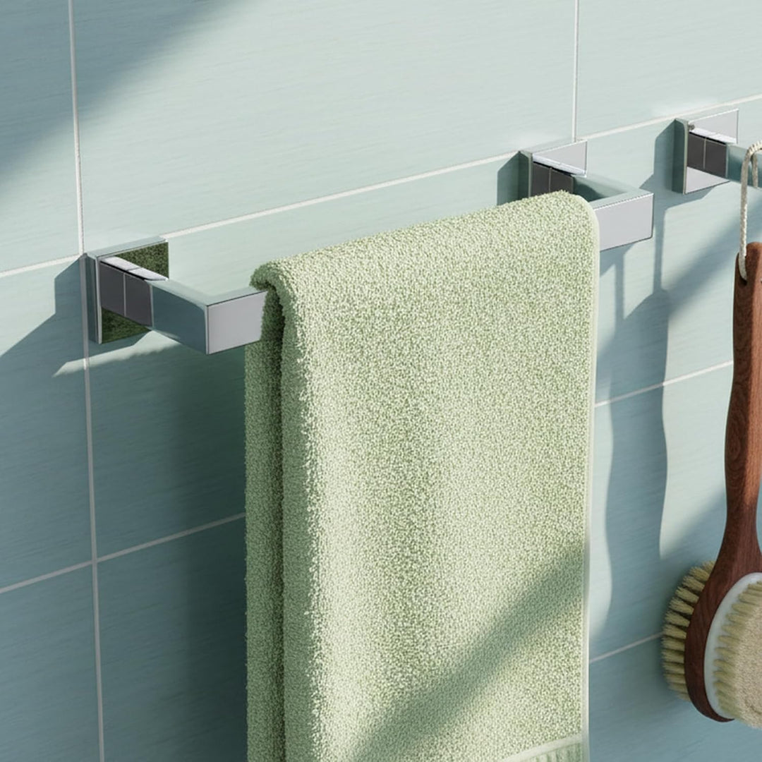 Flybath Handtuchstange Einzelschicht SUS 304 Edelstahl Stilvoller Kurze Handtuchhalter Wandmontage S