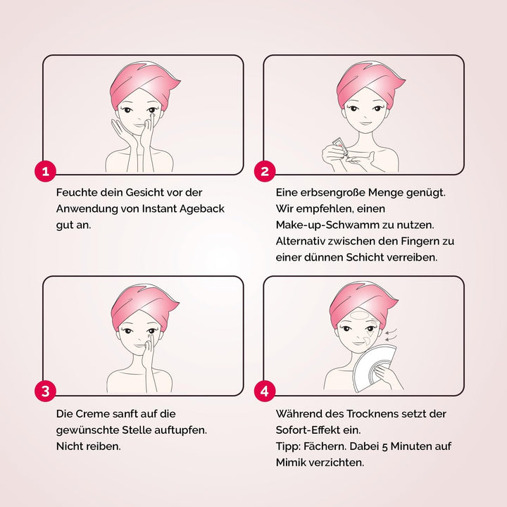 VITAYES Instant Ageback - Anti Aging Creme, Lifting Creme, Klinisch und dermatologisch getestet (15m