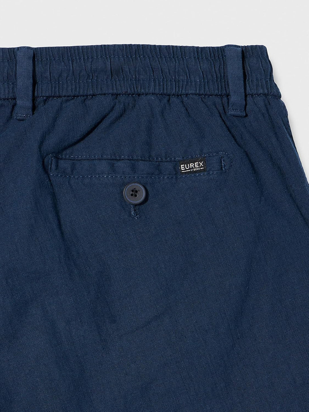 EUREX by Brax Herren Theo Linen Flex Hose 40W / 32L Blau, 40W / 32L Blau