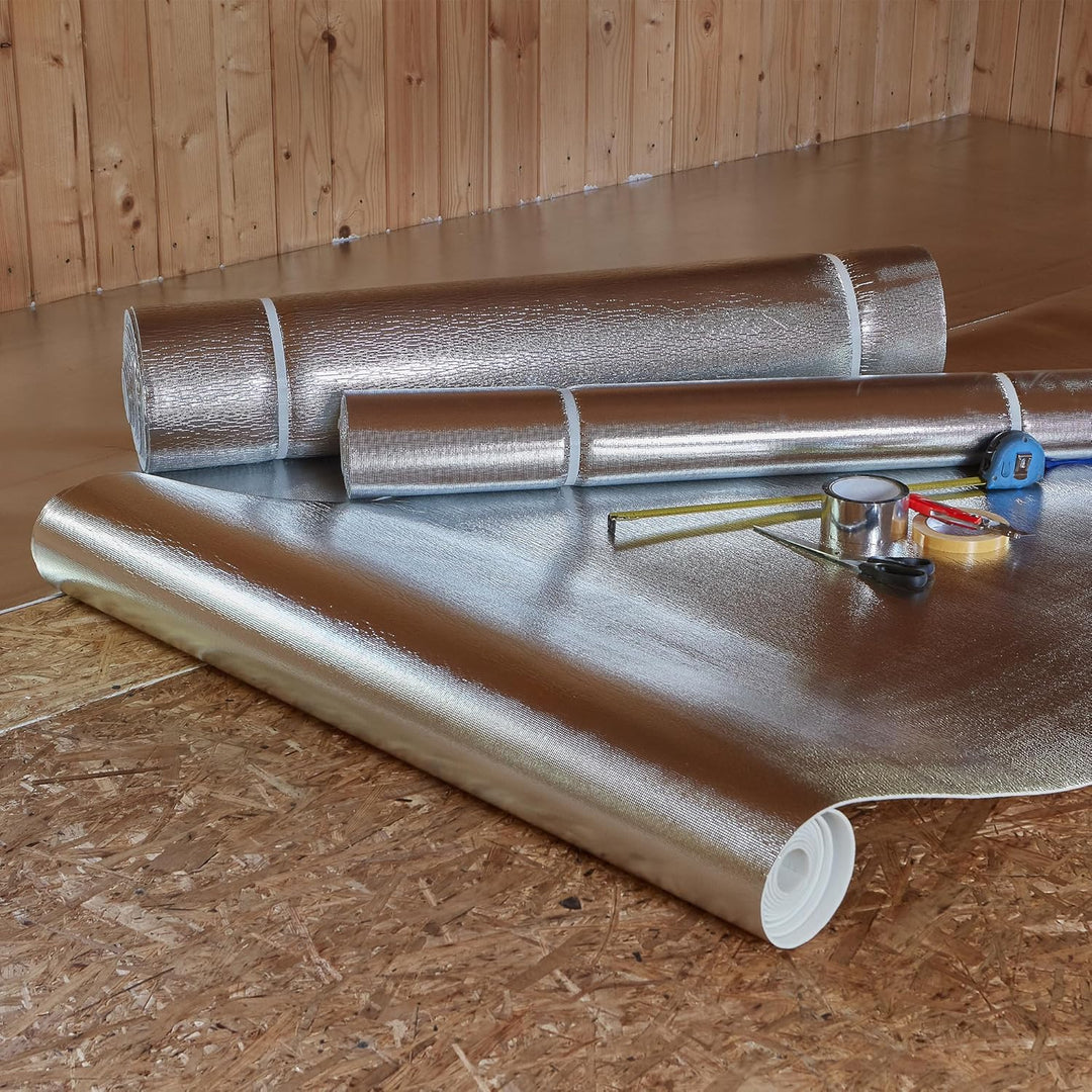 United Foam Industries GmbH Laminat und Parkett Trittschalldämmung uficell ALU PE-Schaum für Laminat