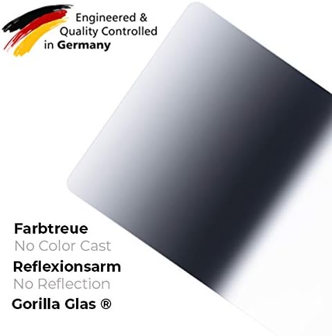 Rollei F:X Pro Verlaufsfilter Reverse GND 8 I 100mm Rechteckfilter aus Gorilla-Glas mit Luminance Co