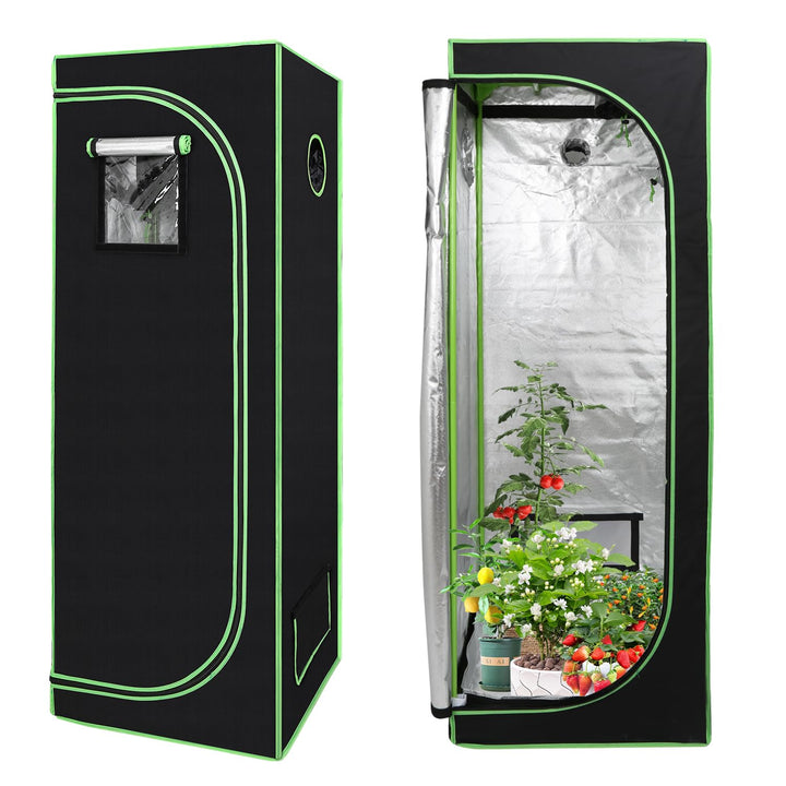 Growzelt 60x60x180 cm Grow Tent 600D Oxford Grow Box Lichtdicht und Wasserdicht Pflanzenzelt Growsch