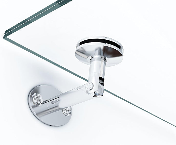Shop Vordach Glasvordach Türvordach Verbundsicherheitsglas Klarglas VSG Edelstahl (150x90cm (2X Stb-