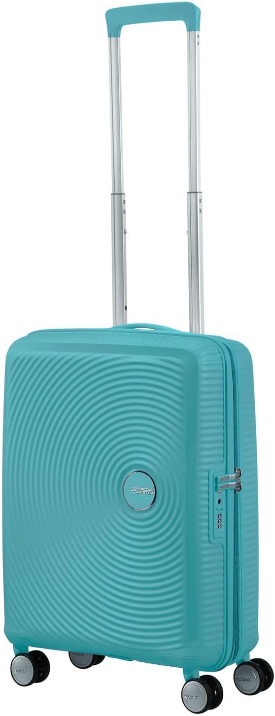 American Tourister Soundbox - 4-Rollen-Kabinentrolley S 55 cm erw. turquoise