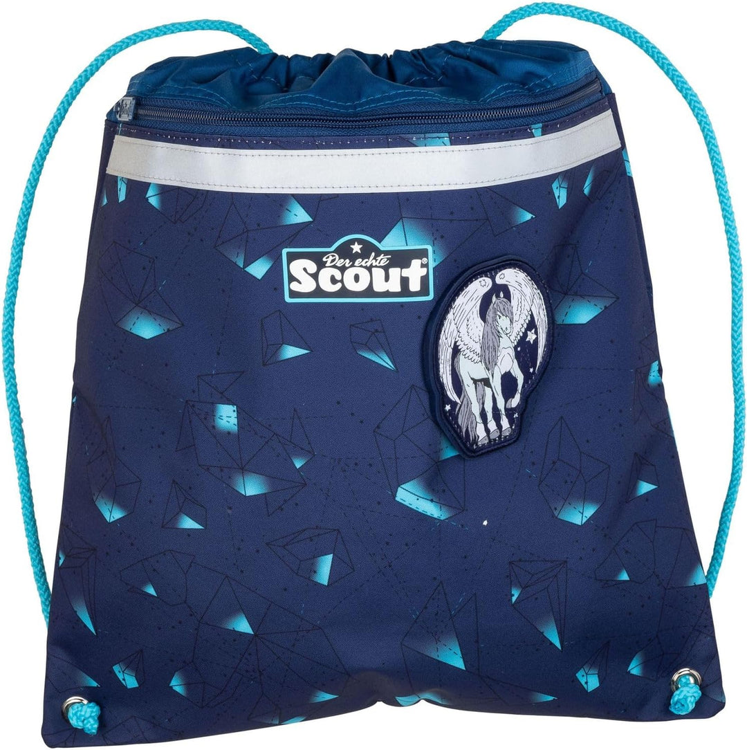 Scout Schulranzen Set Genius Exklusive LED Pegasus mit Turnbeutel