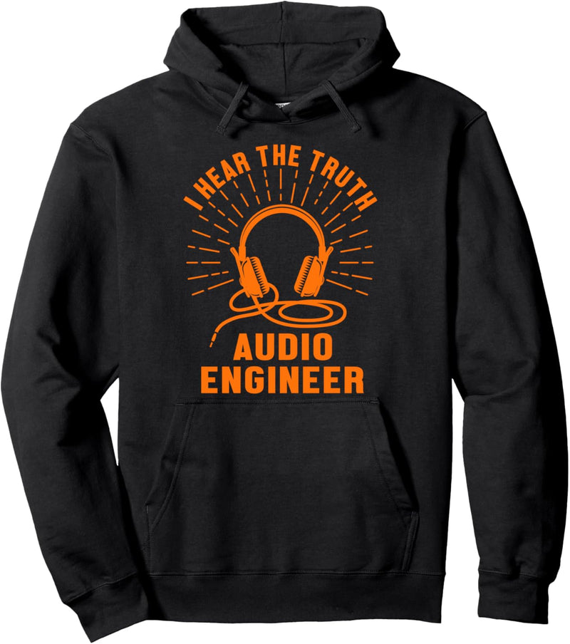 Ich Höre Die Wahrheit Kopfhörer Tontechniker Musiker DJ Pullover Hoodie