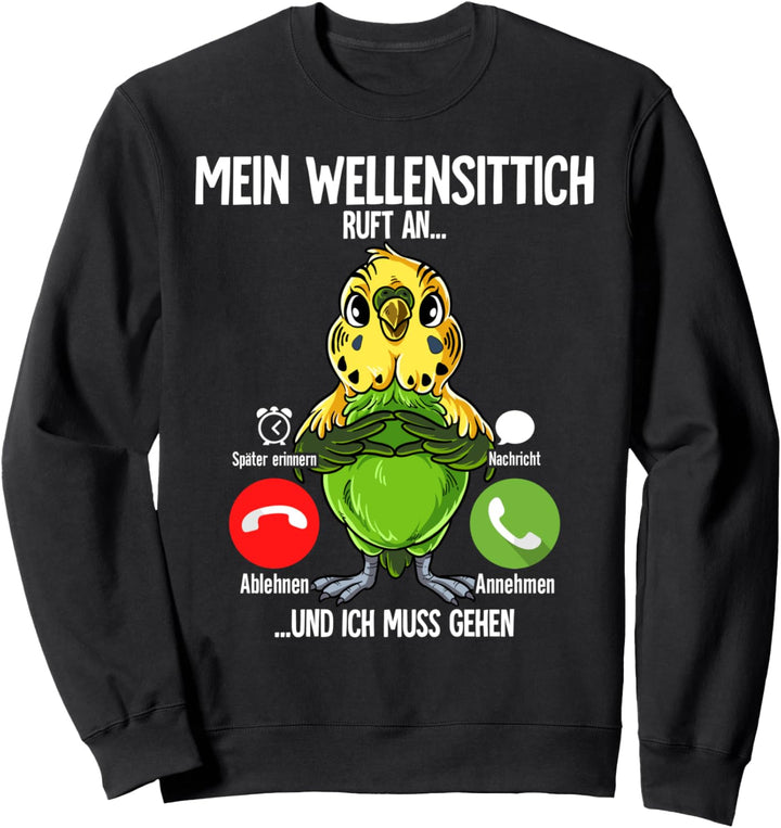 Wellensittich Sweatshirt