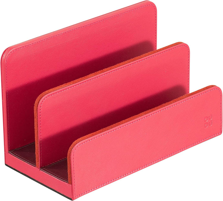 DUDU Schreibtisch-Set aus Leder für das Büro 4-teilig mit Taschenleerer Stifthalter Briefhalter Zett