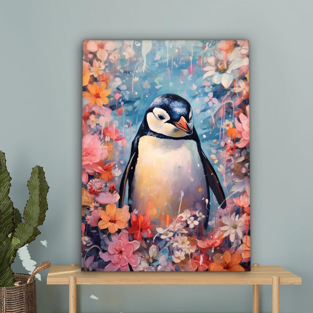 MuchoWow© Leinwand 60x80 cm Deko Schlafzimmer Aesthetic Leinwandbilder Wohnzimmer Gemälde Foto Gesch